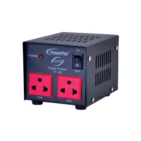 100W Heavy Duty Step Up & Down Voltage Converter Transformer 110V / 220V  Voltage Regulator (ST100)