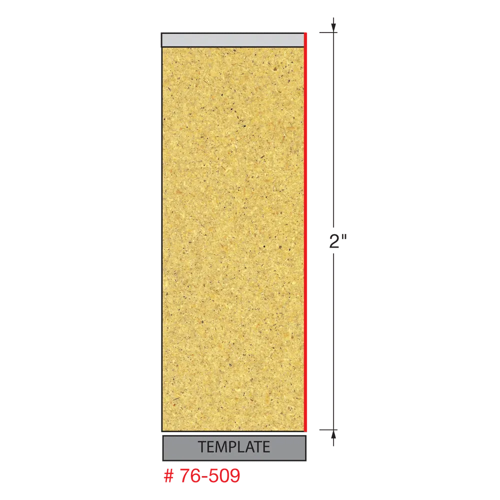 1/2" x 2" Flush Trim Down Spiral Bits