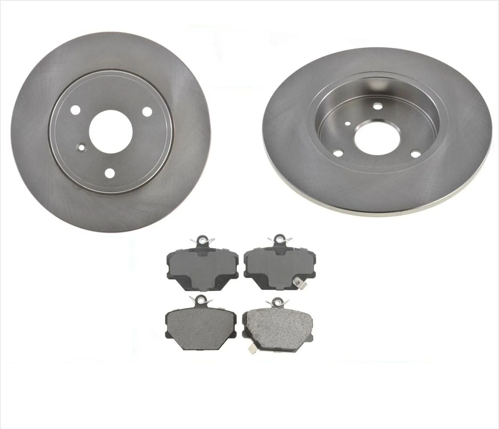 (2) Front Brake Rotors & Brake Pads fits for 2005-2015 Smart Car Smart Fortwo