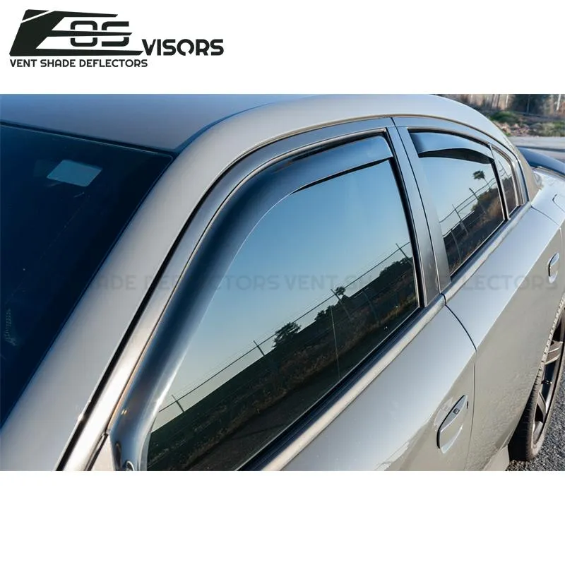 2011-Present Dodge Charger Window Visors Wind Deflectors Rain Guards Vents