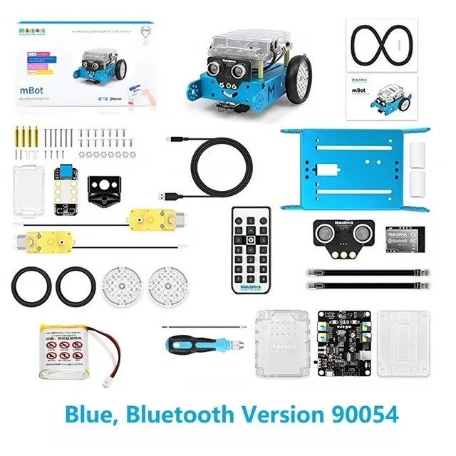 2019 Newest Makeblock mBot V1.1 Programmable Kids Toys Educational birthday Gift Scratch 2.0 Arduino DIY Smart Robot Car Kit