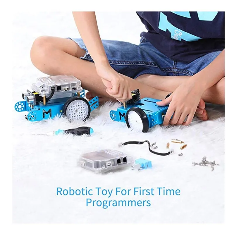 2019 Newest Makeblock mBot V1.1 Programmable Kids Toys Educational birthday Gift Scratch 2.0 Arduino DIY Smart Robot Car Kit