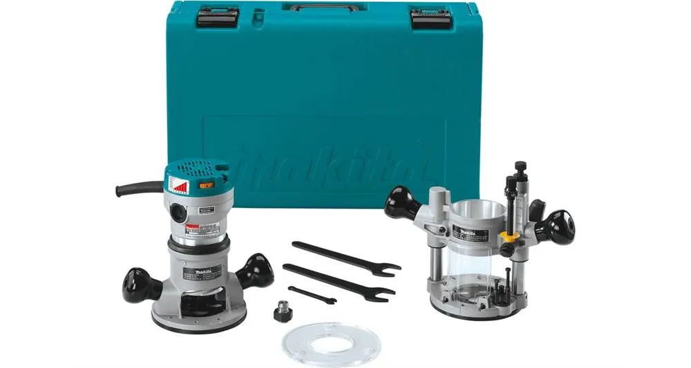 2021 Makita 2-1/4 HP* Router Kit, with Plunge Base (RF1101KIT2)