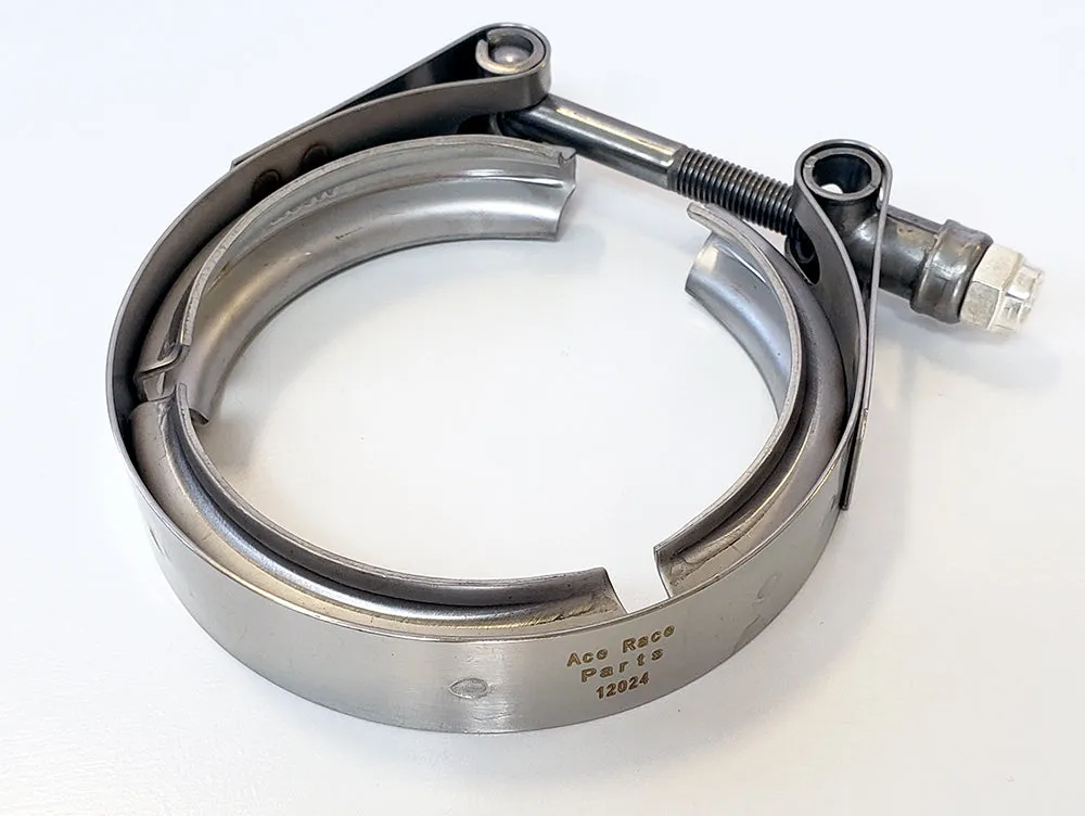 2.250" V-Band Clamp (for 2.980" OD Aluminum and Stainless Flanges) - 304 Stainless