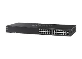 24 2 Port 10/100/1000 Gigabit Network Smart Switch,  2 uplink SFP ports w/ 24 POE  180WATT,