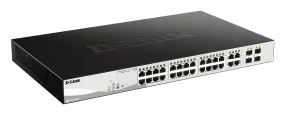 24-Port Gigabit Poe Smart Managed Switch With 4 X Combo 1000Baset/Mini-Gbic Sfp Ports