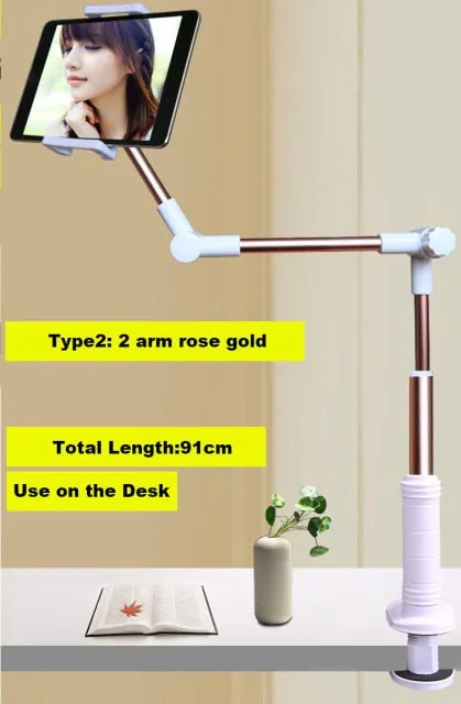 360 Foldable Long Lazy Phone Holder