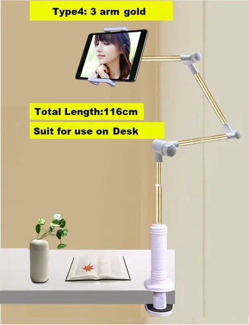 360 Foldable Long Lazy Phone Holder