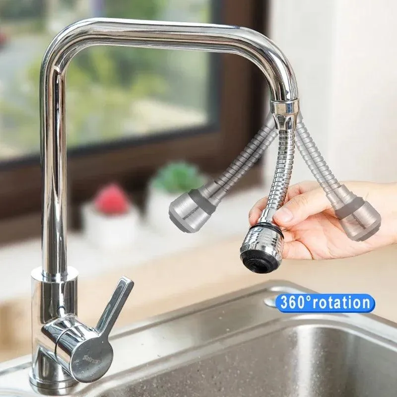 360° Kitchen Faucet Extender - Adjustable Sink Sprayer for Easy Cleaning