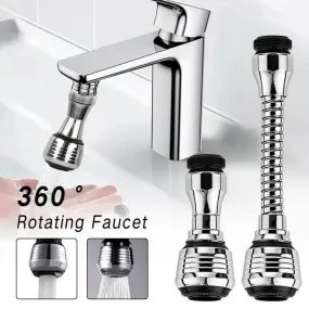 360° Kitchen Faucet Extender - Adjustable Sink Sprayer for Easy Cleaning