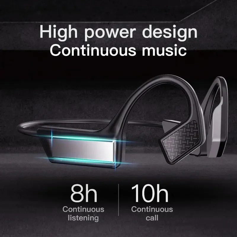 5.0 Bluetooth 9D Stereo Earphone Wireless Headphones IPX7 Waterproof