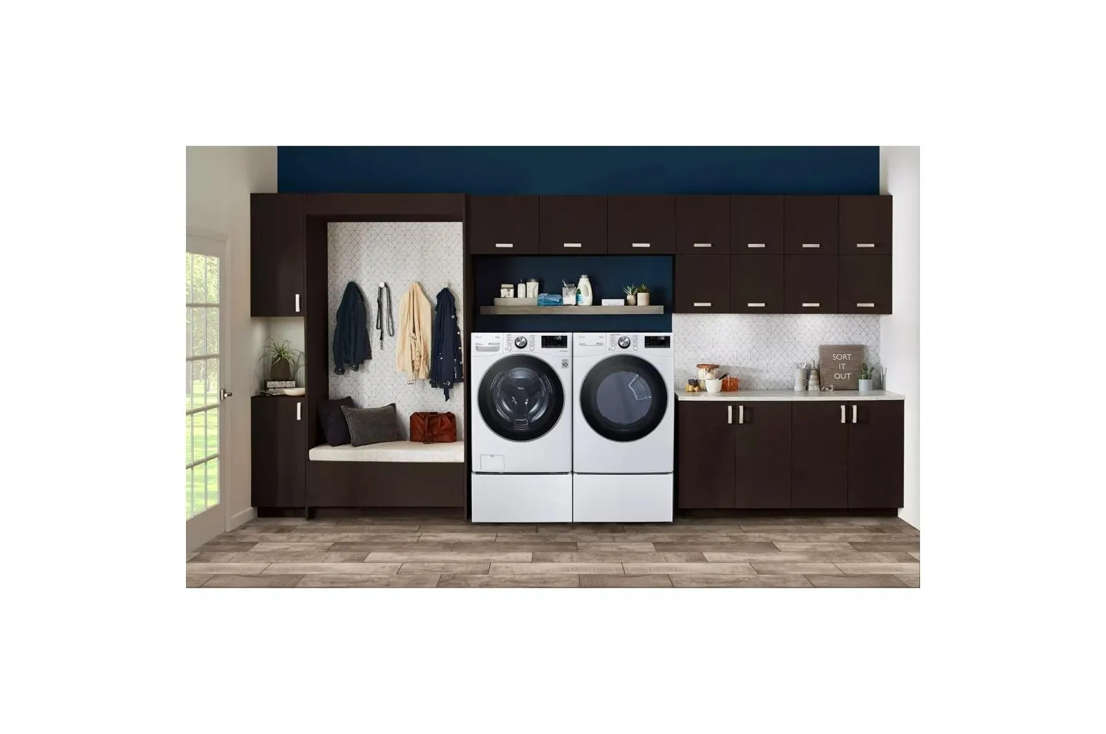 5.0 cu. ft. Mega Capacity Smart wi-fi Enabled Front Load Washer with TurboWash(TM) 360(degree) and Built-In Intelligence - (WM4200HWA)