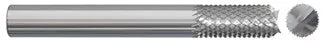 784-001040: 3/16 in. Dia., 5/8 in. Length Of Cut, 2 in. Overall Length Carbide Router Mill; Diamond Cut, Style F- Fish Tail End, BRIGHT, USA