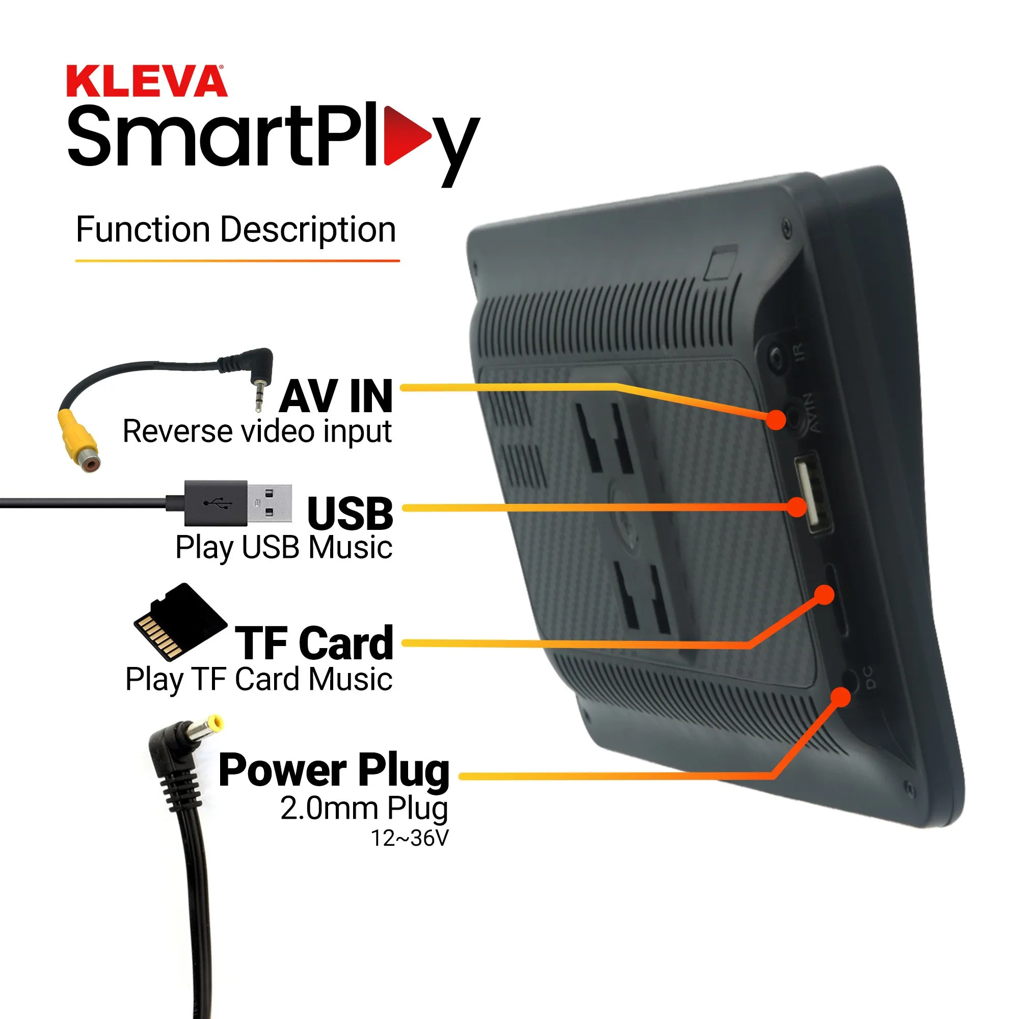 Add an extra 7" HD Touch Portable Kleva SmartPlay