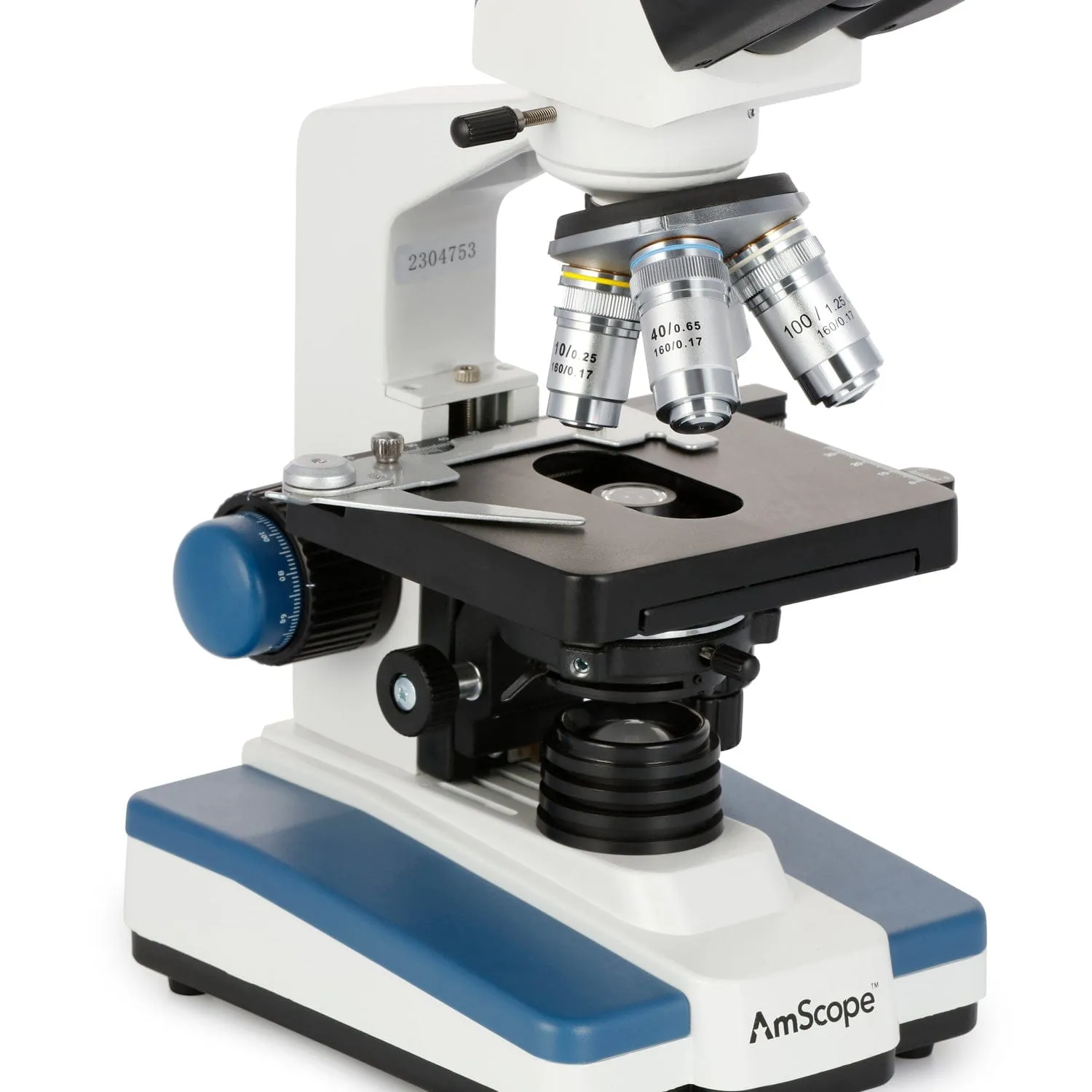 AmScope T120 Series Biological Trinocular Compound Microscope   LED Illumination   10.5" Touchscreen 8MP Imaging System