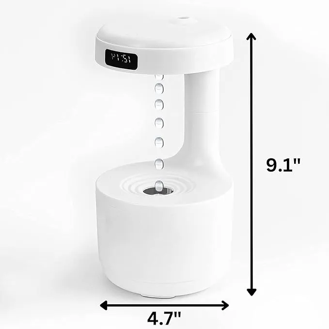 Anti-Gravity Water Droplet Humidifier, Hovering Water Droplet Backflow