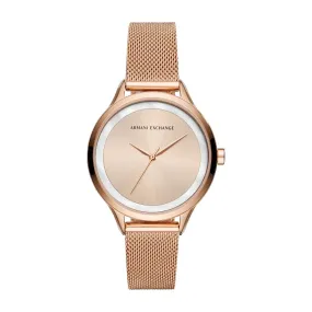 Armani Exchange Ladies Harper Rose Gold Model AX5602