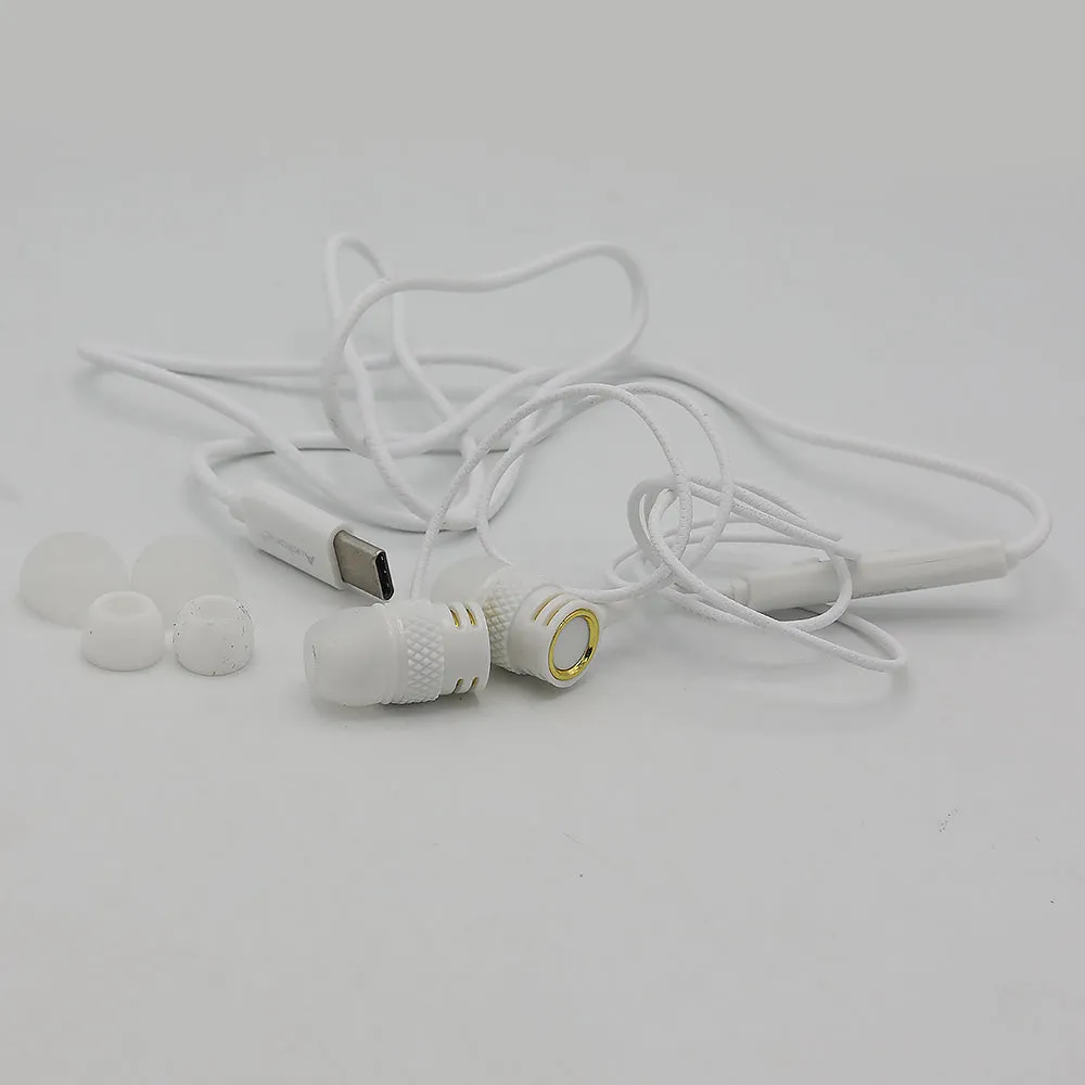 Audionic Thunder TYPE C Earphones T90 - White