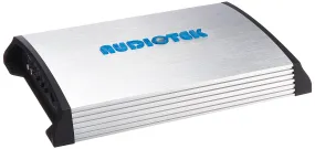 Audiotek At840S 2 Channels Class Ab 2 Ohm Stable 2400W Stereo Power Car Amplifier W/Bass Control