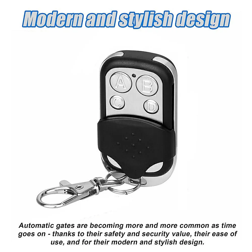 Battery-Included Remote Control for Sliding and Swing Gates