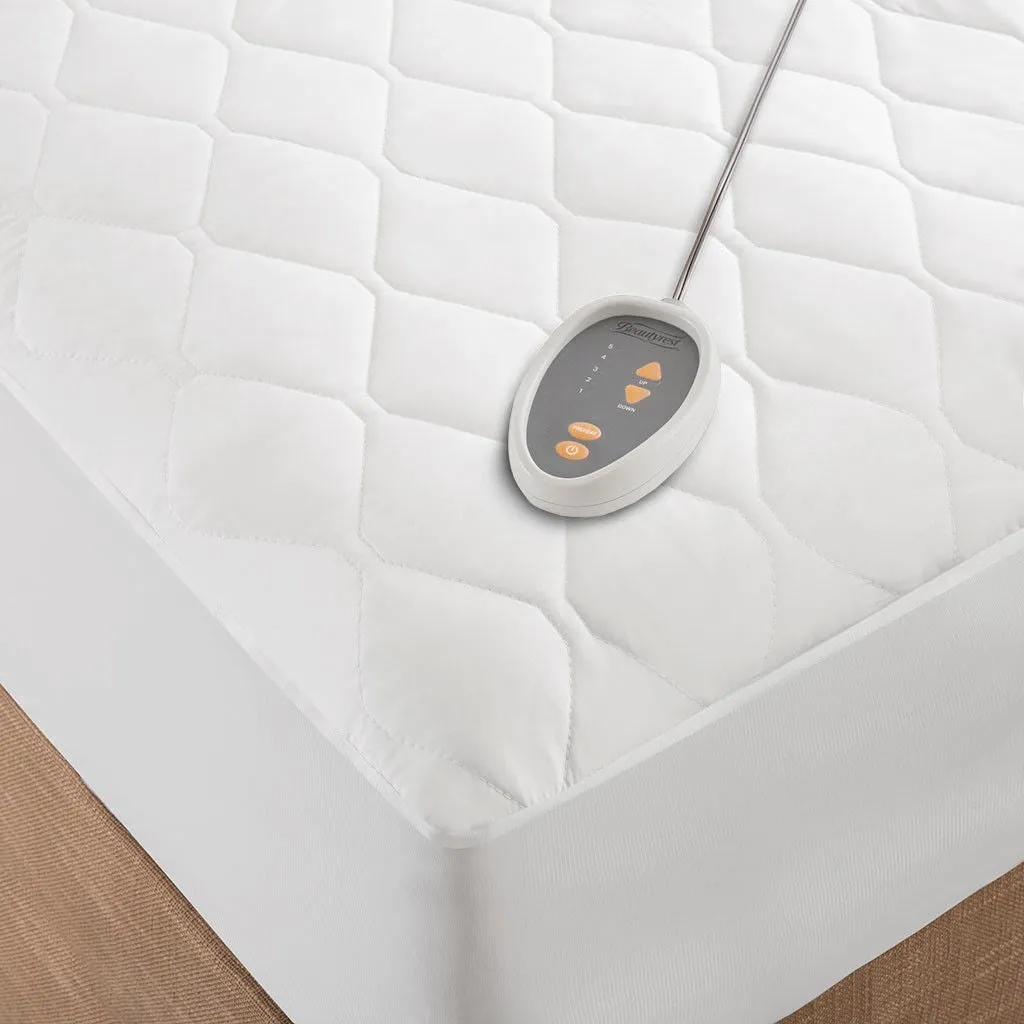 Beautyrest Cotton Blend Heated Mattress Pad