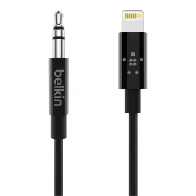 Belkin Lightning to 3.5mm Cable Black