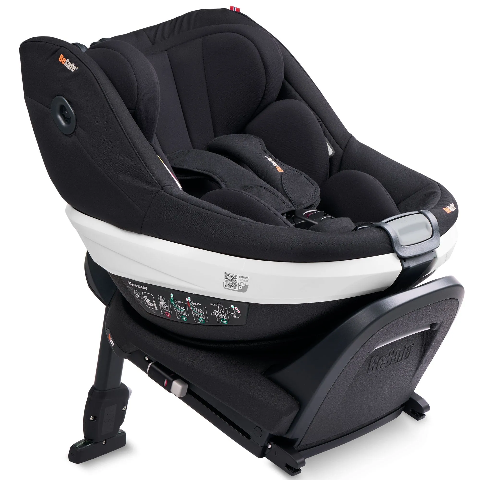 BeSafe Beyond 360 Car Seat & Base in Black Cab