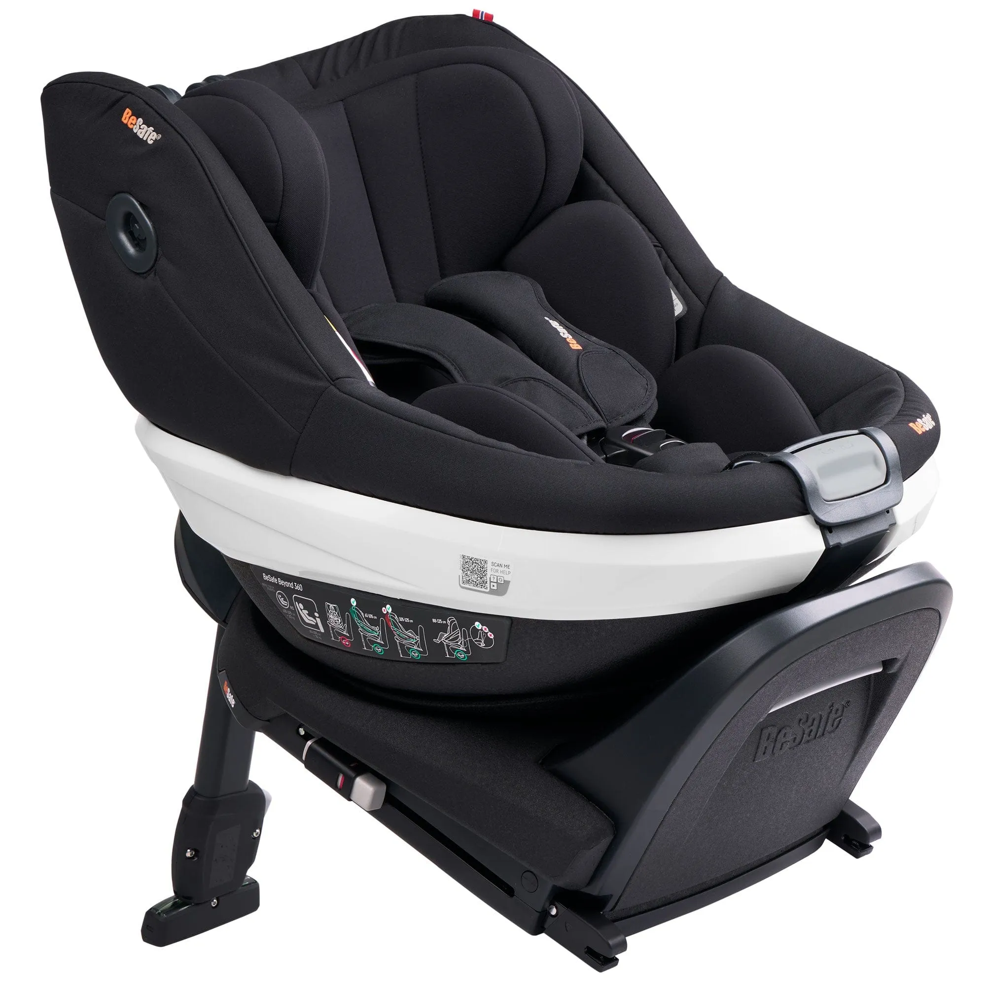 BeSafe Beyond 360 Car Seat & Base in Black Cab