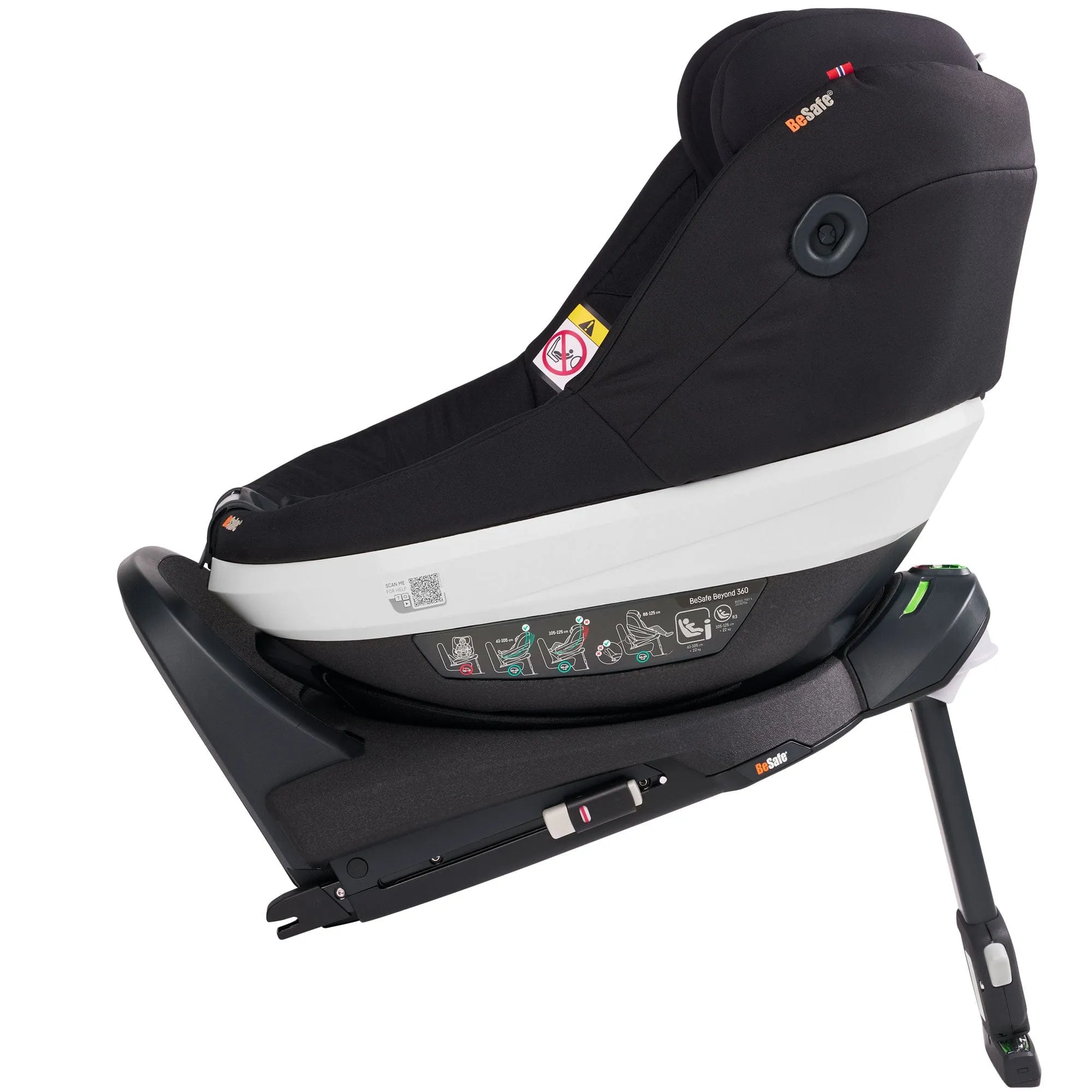 BeSafe Beyond 360 Car Seat & Base in Black Cab