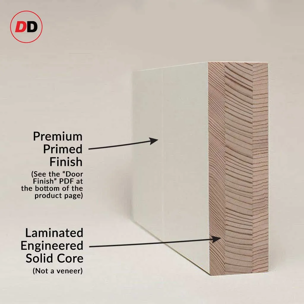 Bespoke Handmade Eco-Urban® Isla 6 Panel Single Evokit Pocket Door DD6429 - Colour Options