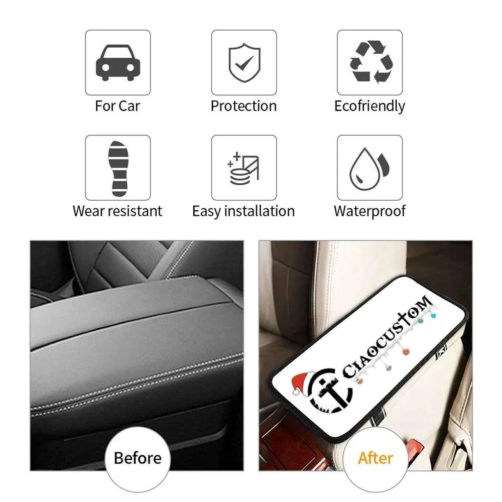 Bible Verse Numbers 624 - 26 The Lord Bless You And Keep You Seat Box Cover, Bible Verse Car Center Console Cover, Scripture Interior Car Accessories