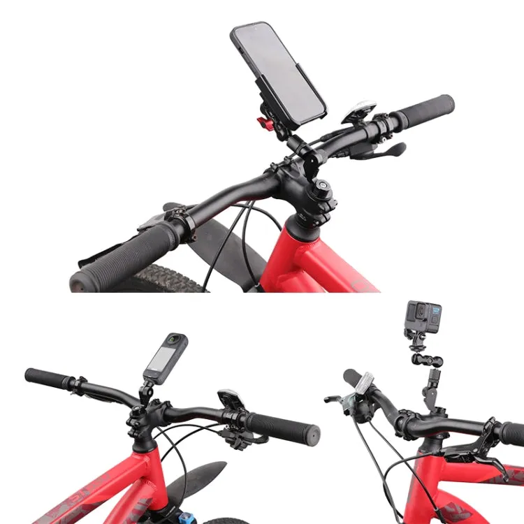 Bicycle Handlebar Holder Pea Clip Adapter 40cm Rod Set