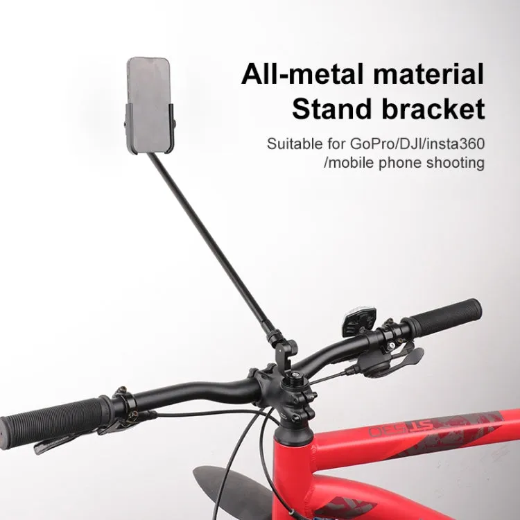 Bicycle Handlebar Holder Pea Clip Phone Clamp 50cm Rod Set