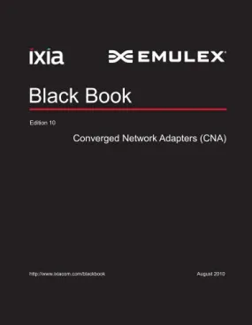 Black Book, Converged Network Adapters, Ed. 10, Paperback, B&W