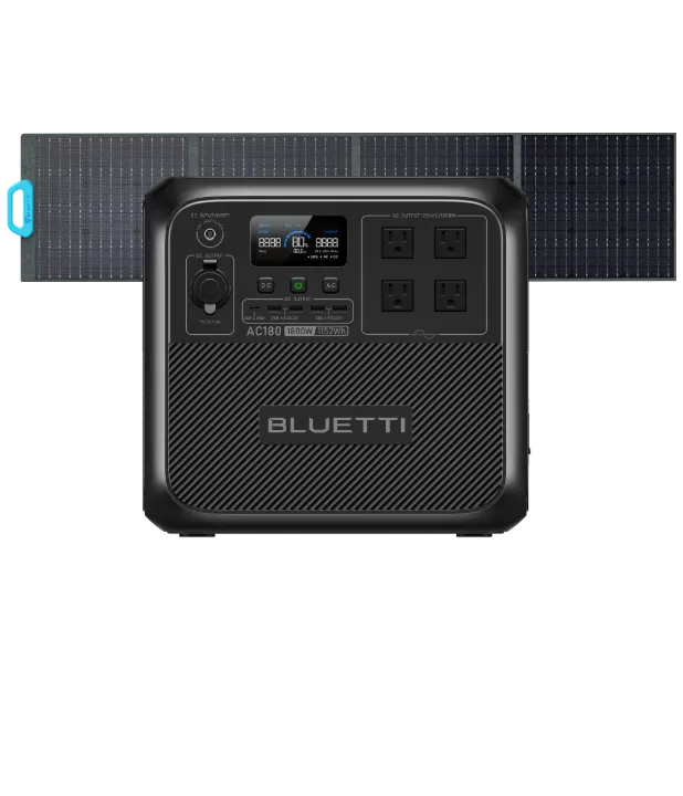 BLUETTI AC180 PV200 Solar Portable Power Station