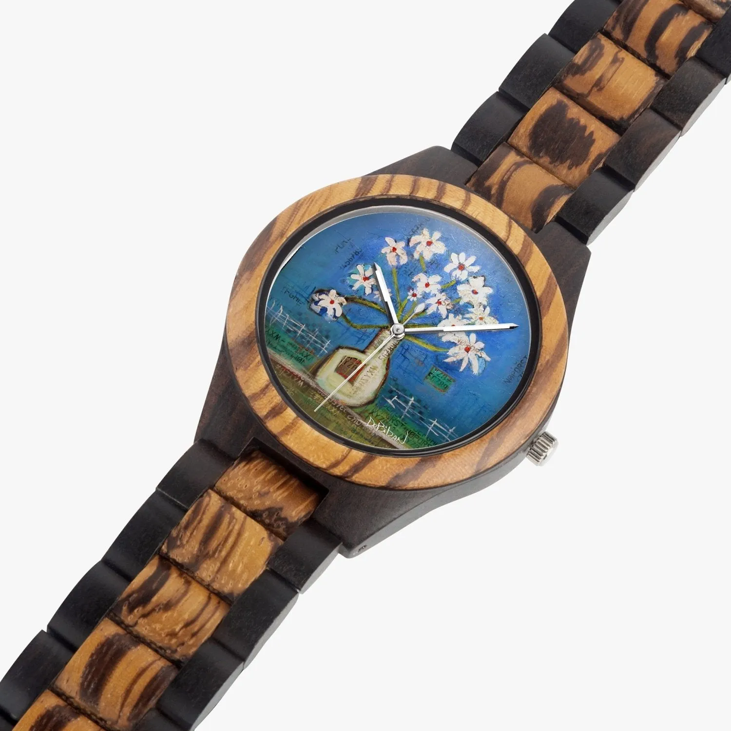 Bouquet For You Indian Ebony Wooden Watch