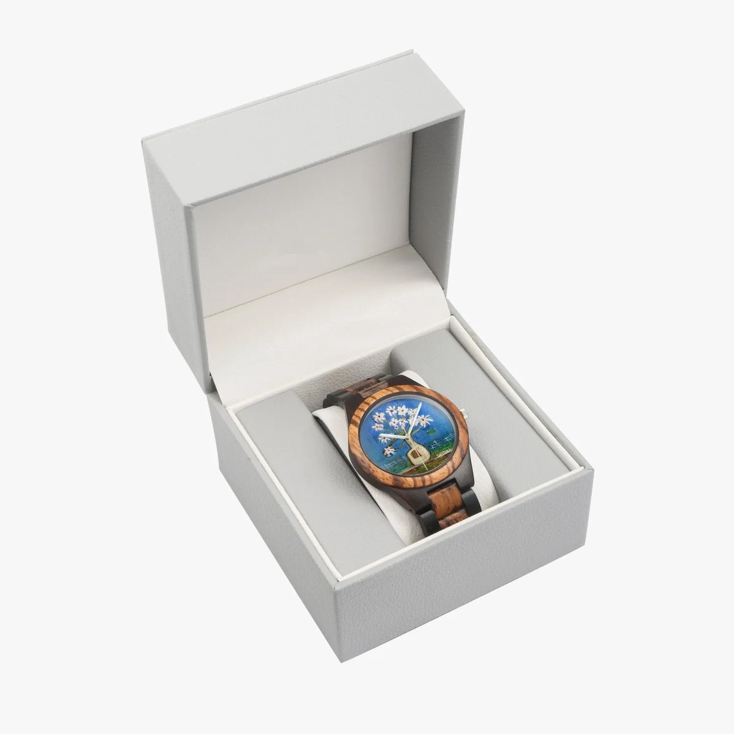 Bouquet For You Indian Ebony Wooden Watch