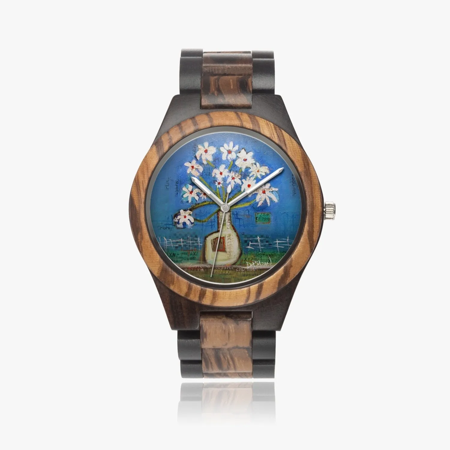 Bouquet For You Indian Ebony Wooden Watch