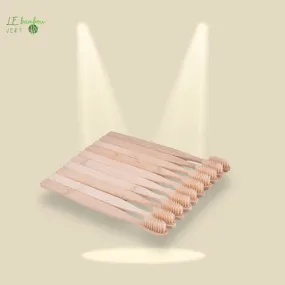 Brosse à dents en bambou Naturel 10pcs