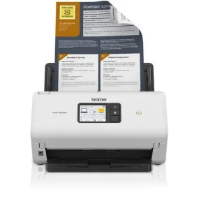 Brother ADS-3300W Cordless Sheetfed Scanner - 600 x 600 dpi Optical - 48-bit Color - 40 ppm (Mono) - 40 ppm (Color) - PC Free Scanning - Duplex Scanning - USB