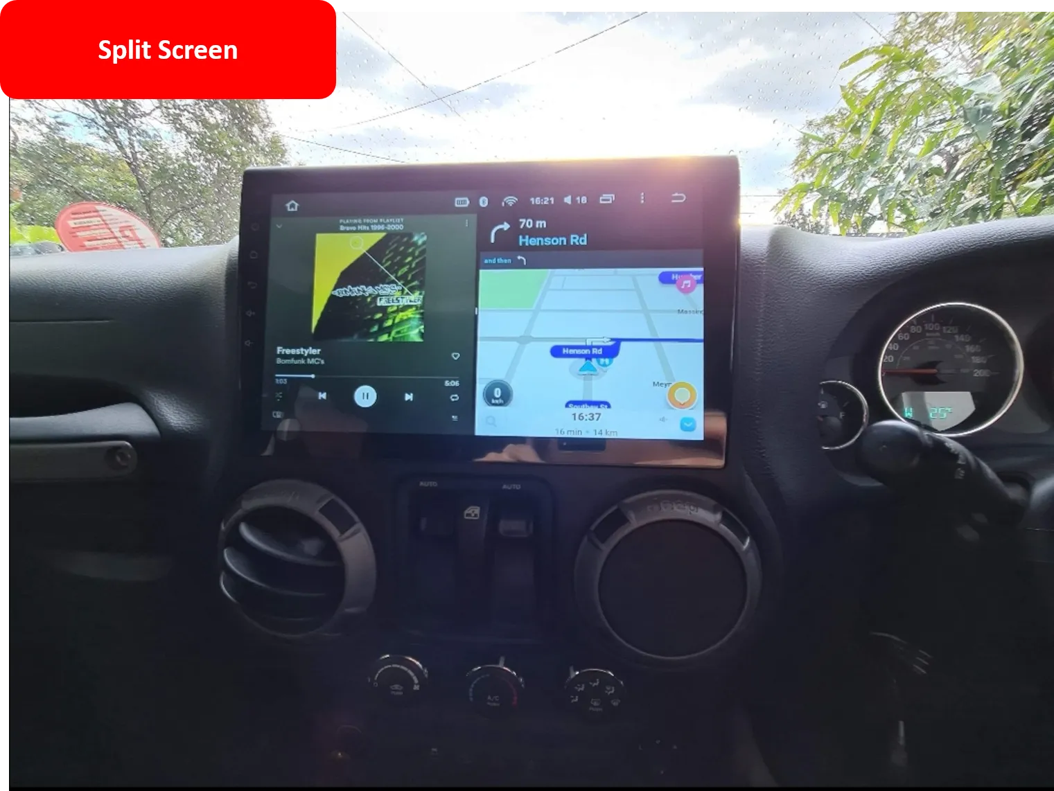 Car Dealz Elite 4G Data Model 10.2" Android 12.0 For Mitsubishi Pajero Sport 3 2016 - 2018 In Dash Plus OEM Fascia