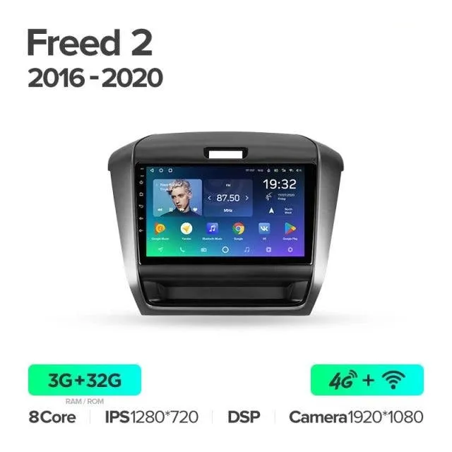 Car Dealz Premium Advanced 4G Data Model 10.2" Android 12.0 For Honda Freed 2 2016 - 2020 In Dash Plus OEM Fascia