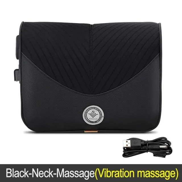 Car Headrest Pillow Massager For Neck and Back Aid Support