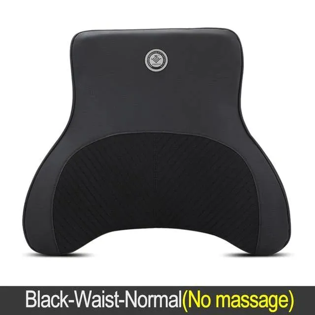 Car Headrest Pillow Massager For Neck and Back Aid Support