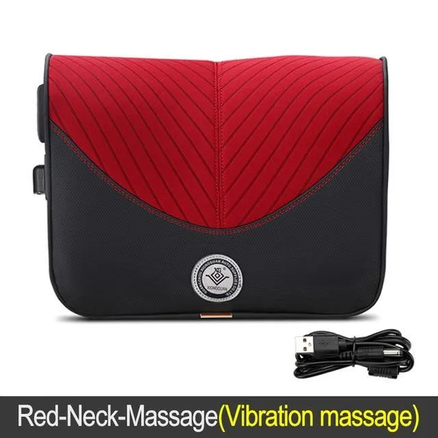 Car Headrest Pillow Massager For Neck and Back Aid Support