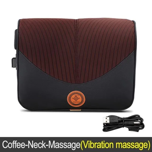 Car Headrest Pillow Massager For Neck and Back Aid Support