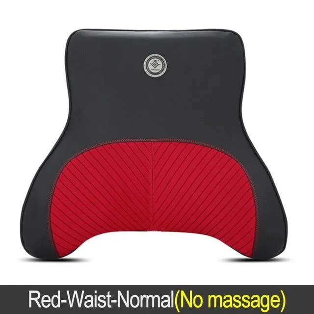 Car Headrest Pillow Massager For Neck and Back Aid Support