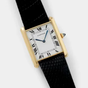 Cartier Tank Paris 18K Gold Jumbo Automatique