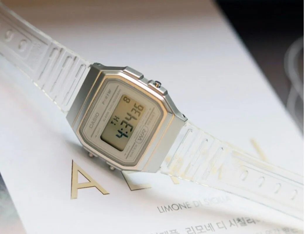 CASIO POP White Watch #F-91WS-7DF