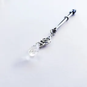 Celtic Knot and Crystal Tweezer Clitoral Clamp